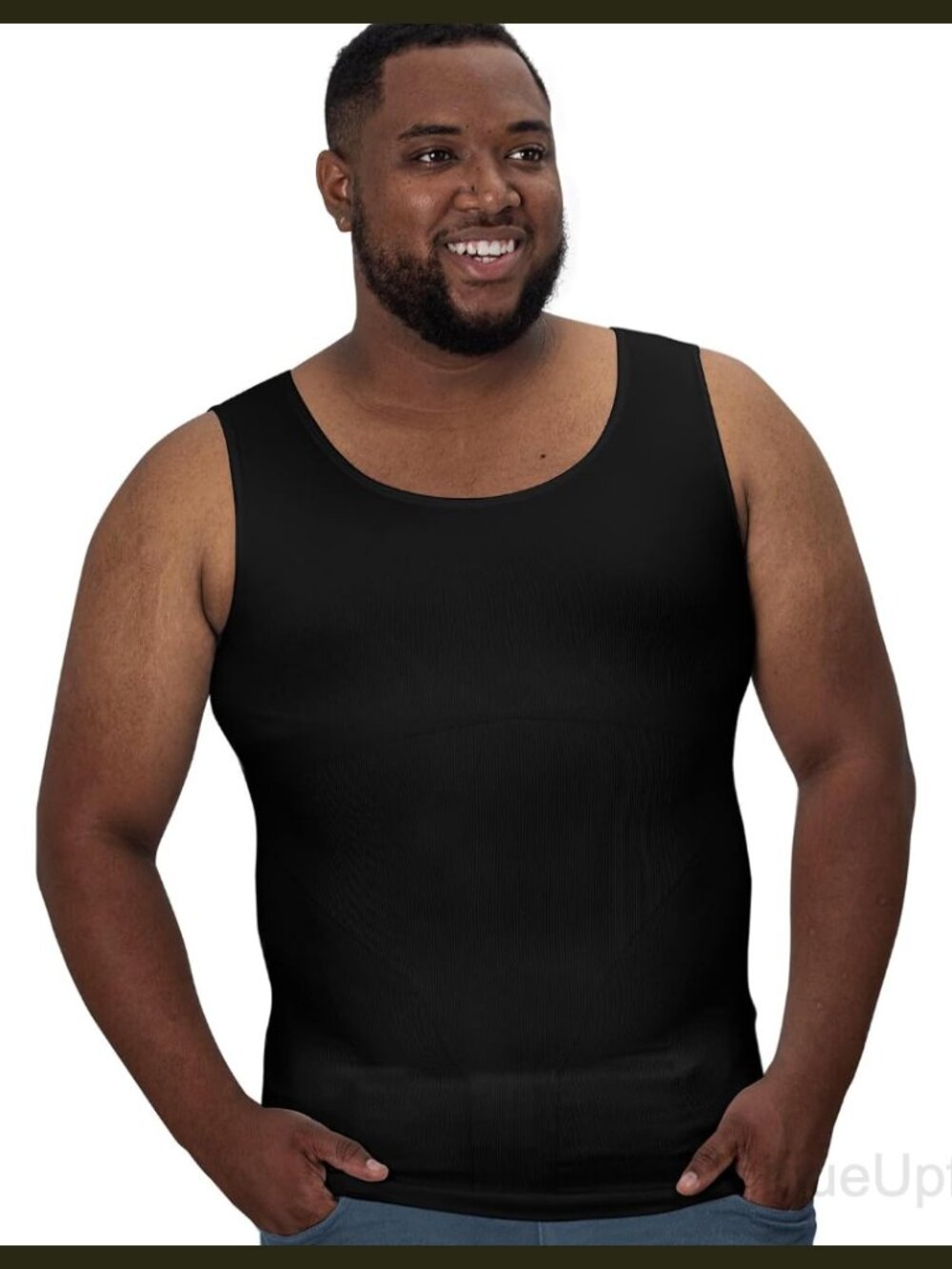 Big & Tall Men's Gynecomastia Compression Tank Top Slimming Shaper